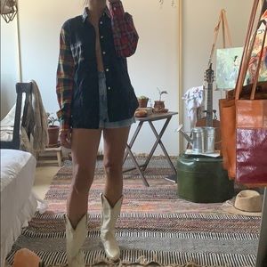 Comme des garçons boys XS flannel